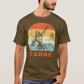 Ski Tahoe, Kalifornien Vintag Retro Snow Sking648 T-Shirt