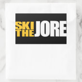 Ski the Jore Rechteckiger Aufkleber (Tasche)