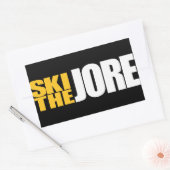 Ski the Jore Rechteckiger Aufkleber (Umschlag)