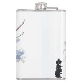 Ski the Rockies - Banff Canada Flachmann (Rückseite)