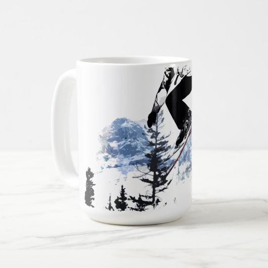 Ski the Rockies - Banff Canada Kaffeetasse (Vorderseite Links)