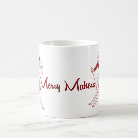 Ski Themed Hot Chocolate Tasse (Mittel)