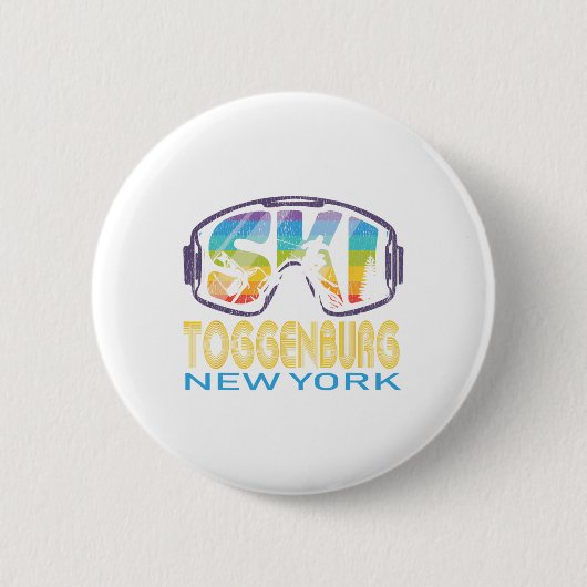 Ski Toggenburg New York Skiurlaub  Button (Vorderseite)