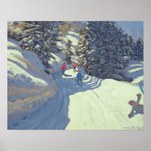 Ski Trail Lofer 2004 Poster