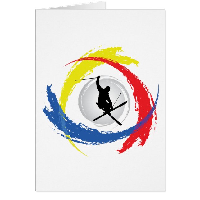 Ski-Tricolor Emblem (Vorne)