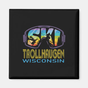 Ski Trollhaugen Wisconsin Skiferien Magnet