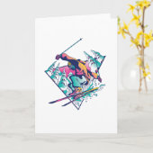 Ski Typ Karte (Gelbe Blume)