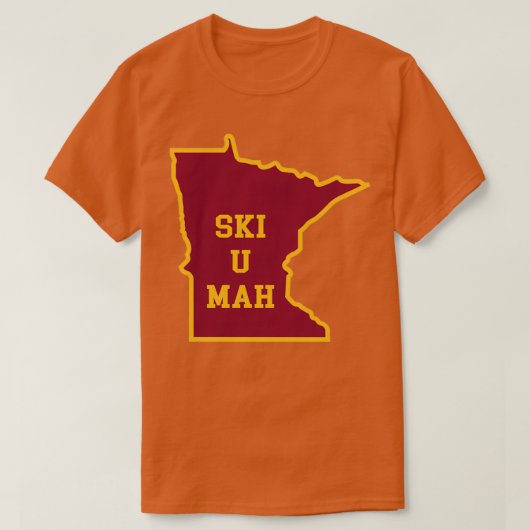 Ski U Mah MN Kontur T-Shirt (Design vorne)