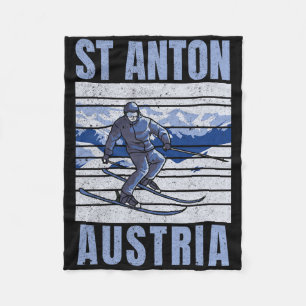 Ski und Apres Ski - Wintersport St Anton Fleecedecke