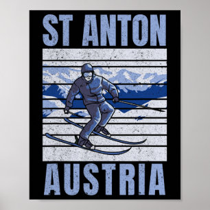 Ski und Apres Ski - Wintersport St Anton Poster
