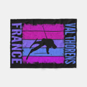 Ski und Apres Ski - Wintersport Val Thorens Fleecedecke (Vorderseite (Horizontal))