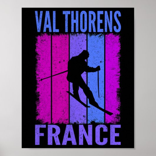 Ski und Apres Ski - Wintersport Val Thorens Poster (Vorne)