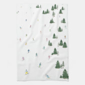 Ski und Snowboard Print Kitchen Handtuch (Vertikal)