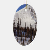 Ski- und Snowboardort Big Sky Montana Keramikornament (Rechts)