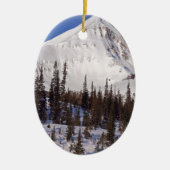 Ski- und Snowboardort Big Sky Montana Keramikornament (Vorne)