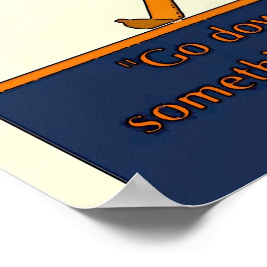 Ski-Uni-Poster Poster (Ecke)