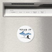 Ski Upper Michigan Magnet (In Situ (Geschirrspüler))