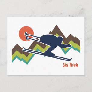 Ski Utah Postkarte