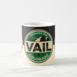 Ski Vail Black & Tan Mug Kaffeetasse