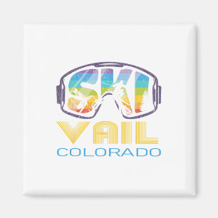 Ski Vail Colorado Skiurlaub Magnet