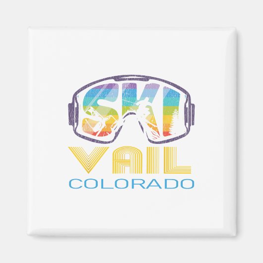 Ski Vail Colorado Skiurlaub Magnet (Vorne)
