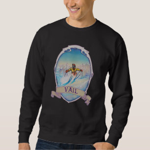 Ski Vail Colorado Vintager Retail Schnee Ski 2 Sweatshirt
