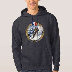 Ski Val Thorens, Frankreich, Mann Skifahrer Hoodie