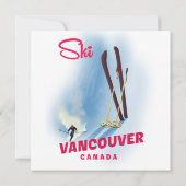 Ski Vancouver Canada Magnet (Rückseite)