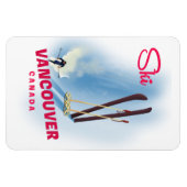 Ski Vancouver Kanada Magnet (Horizontal)