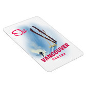Ski Vancouver Kanada Magnet (Rechte Seite)