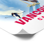 Ski Vancouver Kanada Riesenkaffee Tasse Poster (Ecke)