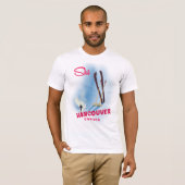 Ski Vancouver Kanada T-Shirt (Vorne ganz)