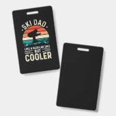 Ski Vater Ausweis (Vorder- & Rückseite)