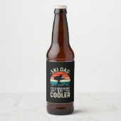 Ski Vater Bierflaschenetikett (Vorderseite)