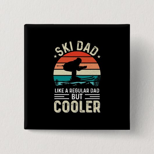 Ski Vater Button (Vorderseite)