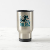 Ski-Vater Coole Bergkonstruktion Reisebecher (Mittel)