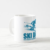 Ski-Vater - Cooler als ein regulärer Vater Kaffeetasse (Vorderseite Links)