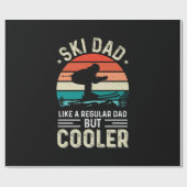 Ski Vater Geschenkpapier (Flach)