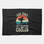 Ski Vater Geschirrtuch (Horizontal)