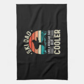 Ski Vater Geschirrtuch (Vertikal)