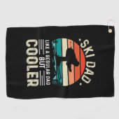 Ski Vater Golfhandtuch (Horizontal)