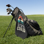 Ski Vater Golfhandtuch (Gras)