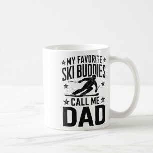 Ski-Vater Humor Design Skifahren Lustiger Skifahre Kaffeetasse