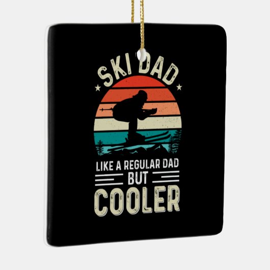 Ski Vater Keramikornament (Rechts)