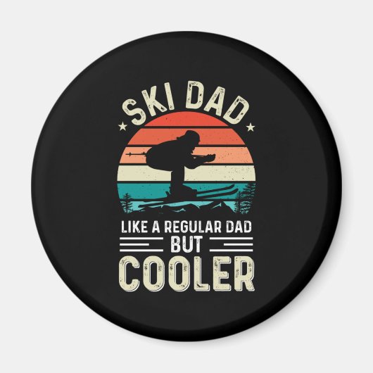 Ski Vater Magnet (Vorne)