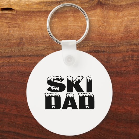 Ski Vater Schlüsselanhänger (Vorderseite)