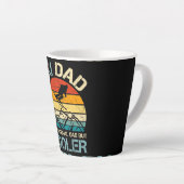 Ski Vater | Vatertagsgeschenk | Hobbies Milchtasse (Rechte Ecke)
