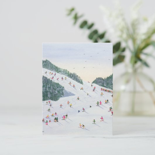 Ski-vening 1995 postkarte (Stehend Vorderseite)