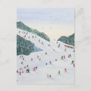 Ski-vening 1995 postkarte