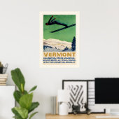 Ski Vermont 20x28 Poster (Heimbüro)